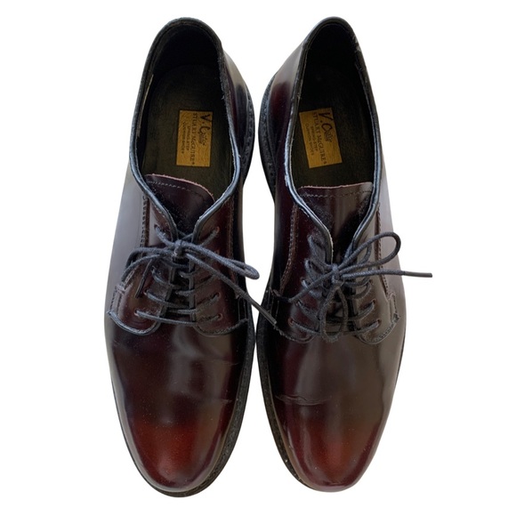 Stuart McGuire Burgundy Leather Derby Shoes - Picture 3 of 6